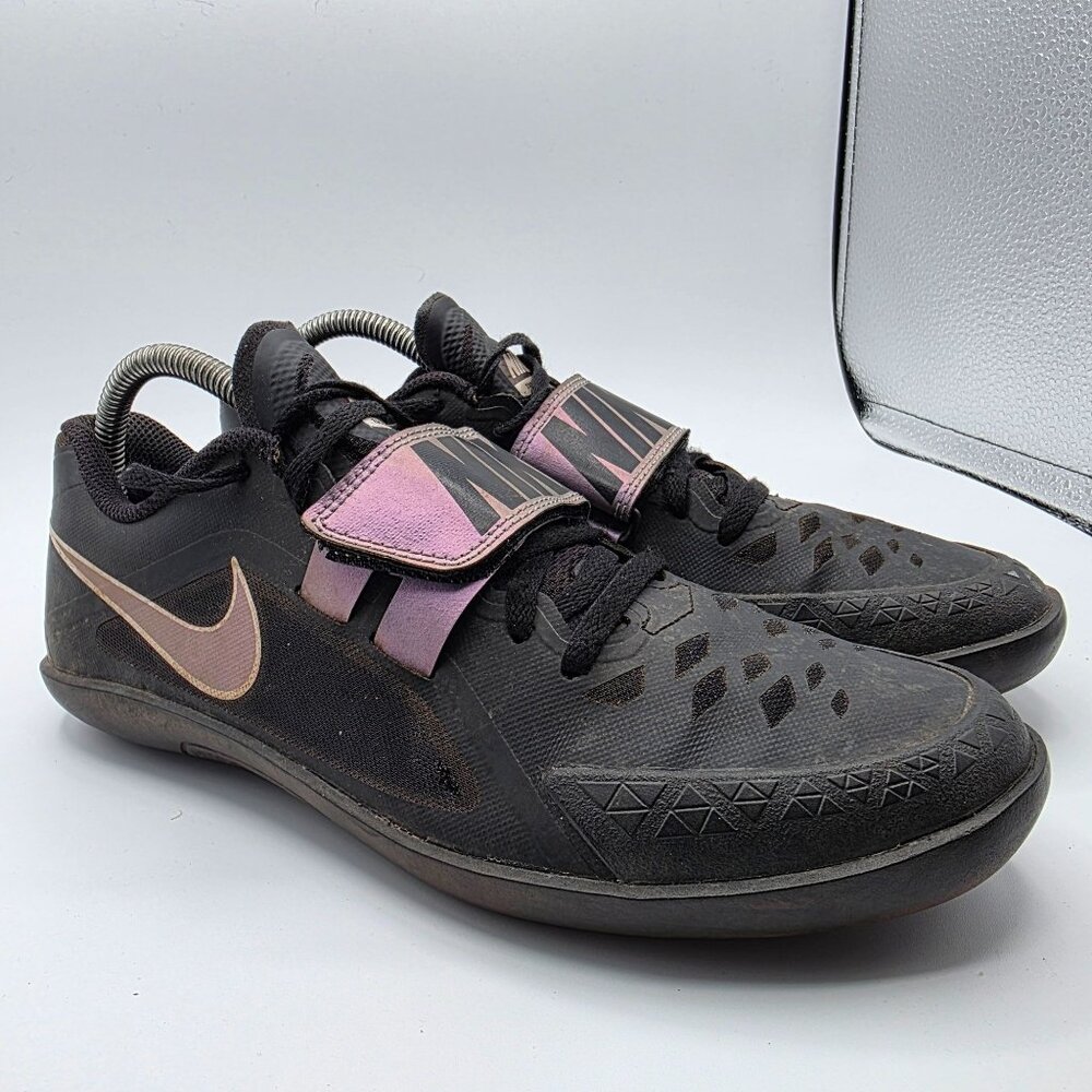 Nike Zoom Rival SD Track And Field Mens Size 8 Black Purple Shoes Training